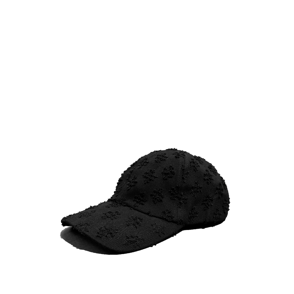 CO14056 6-PANEL 100% CROSS - BLACK