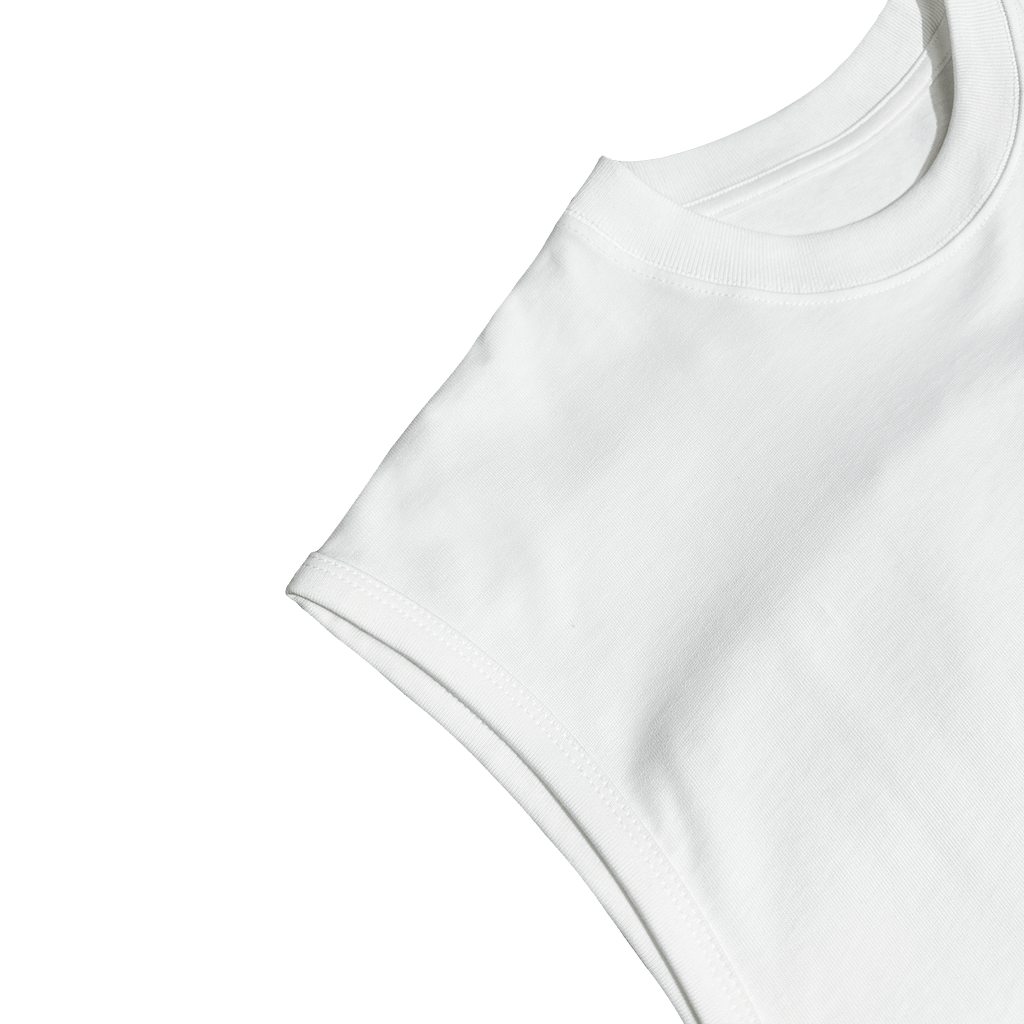 ME15 BOXY TANK TEE - OPTIC WHITE