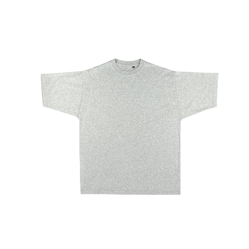 ME26 HEAVY LUXURY TEE - GREY MELANGED