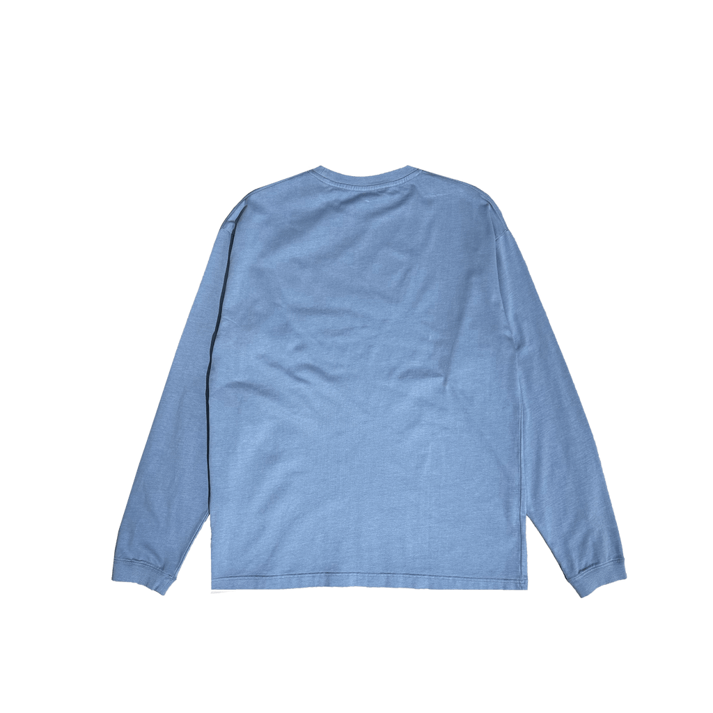 ME32 HEAVY LUXURY LONGSLEEVE TEE - VINTAGE BLUE
