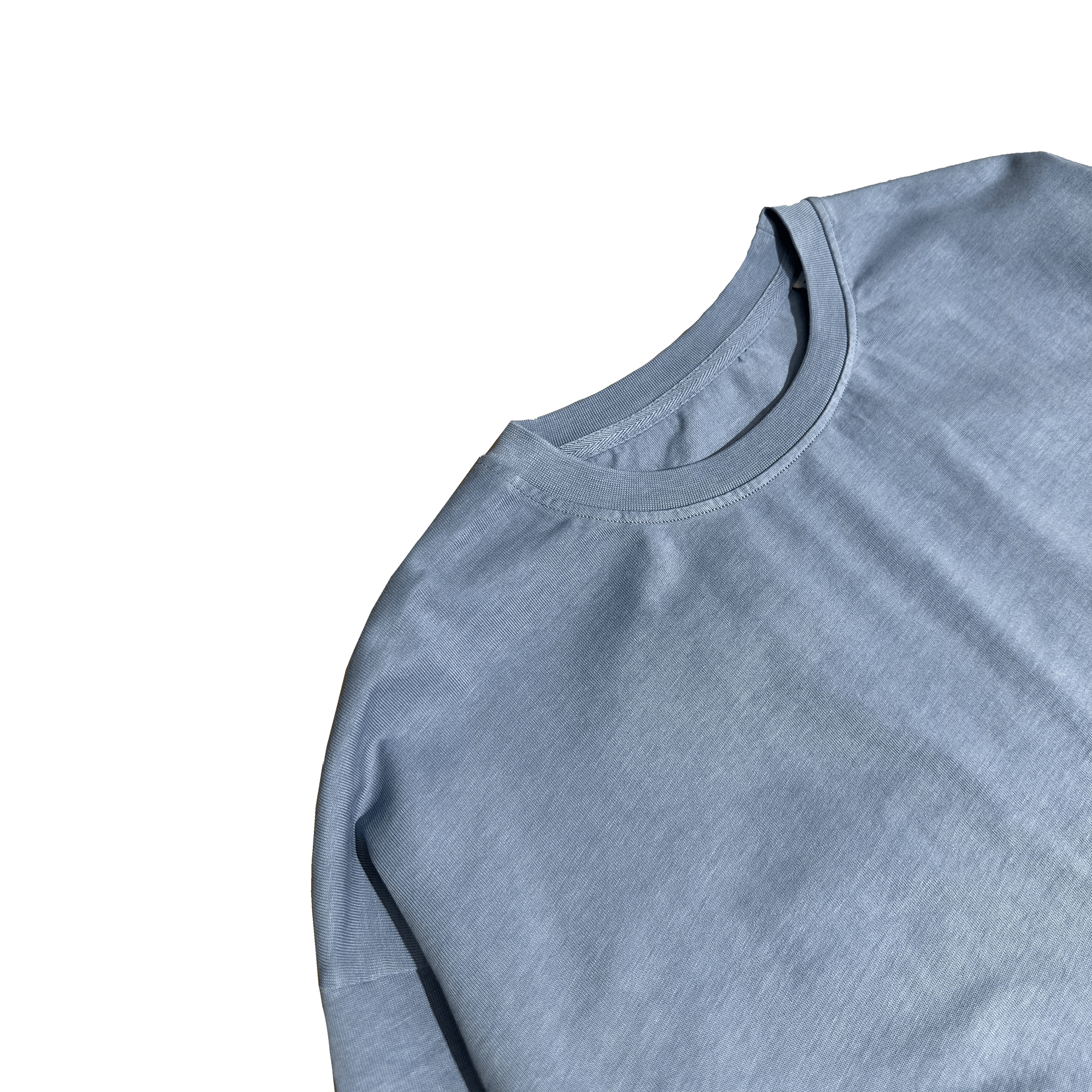 ME32 HEAVY LUXURY LONGSLEEVE TEE - VINTAGE BLUE
