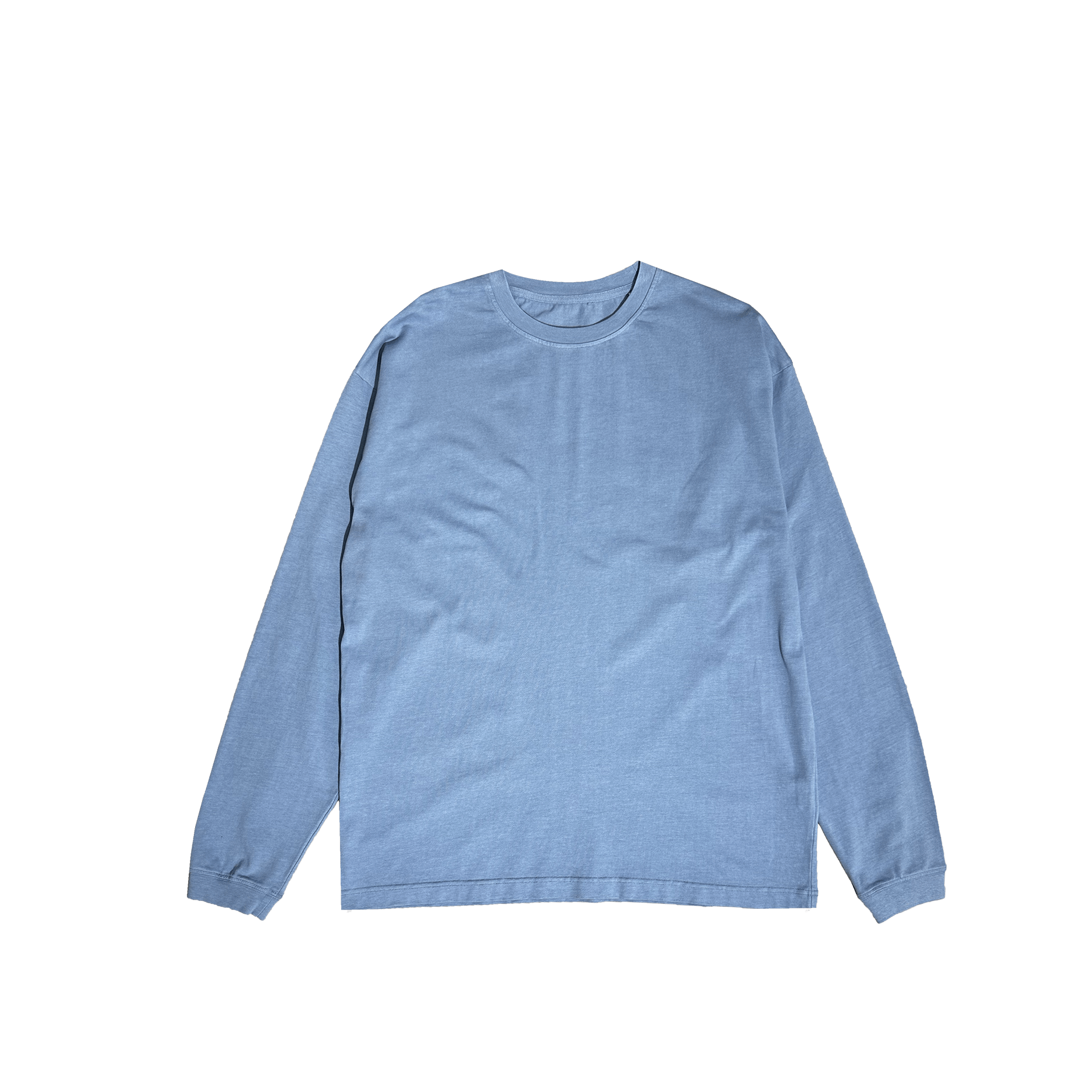 ME32 HEAVY LUXURY LONGSLEEVE TEE - VINTAGE BLUE