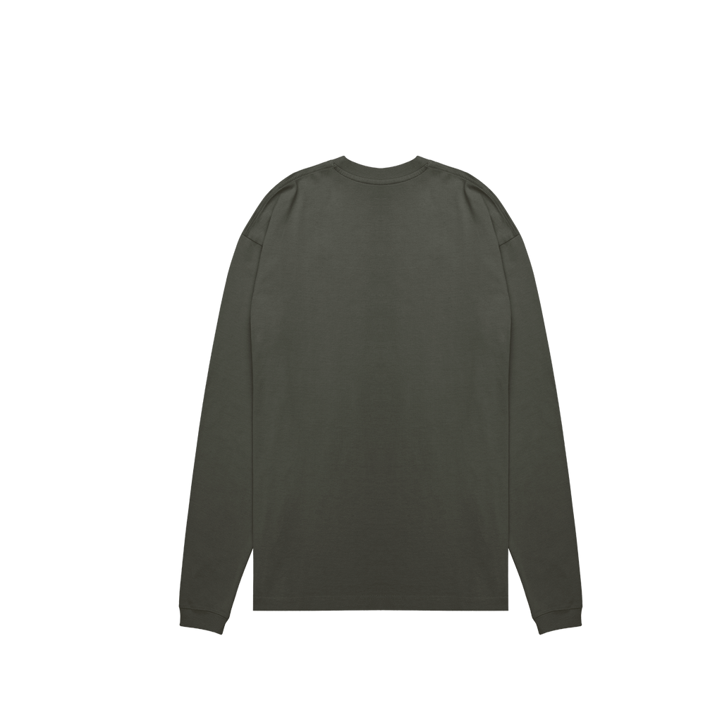 ME32 HEAVY LUXURY LONGSLEEVE TEE - ANTHRACITE