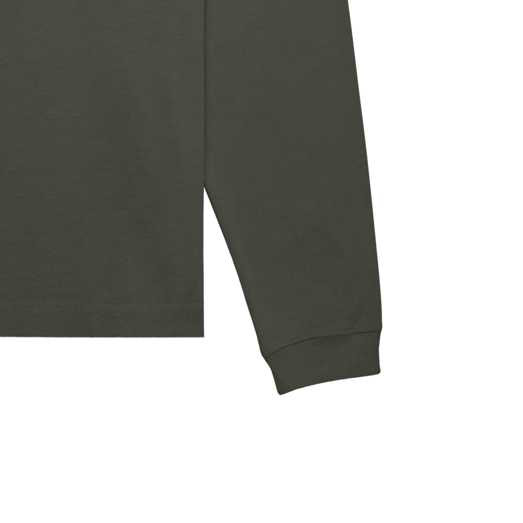 ME32 HEAVY LUXURY LONGSLEEVE TEE - ANTHRACITE