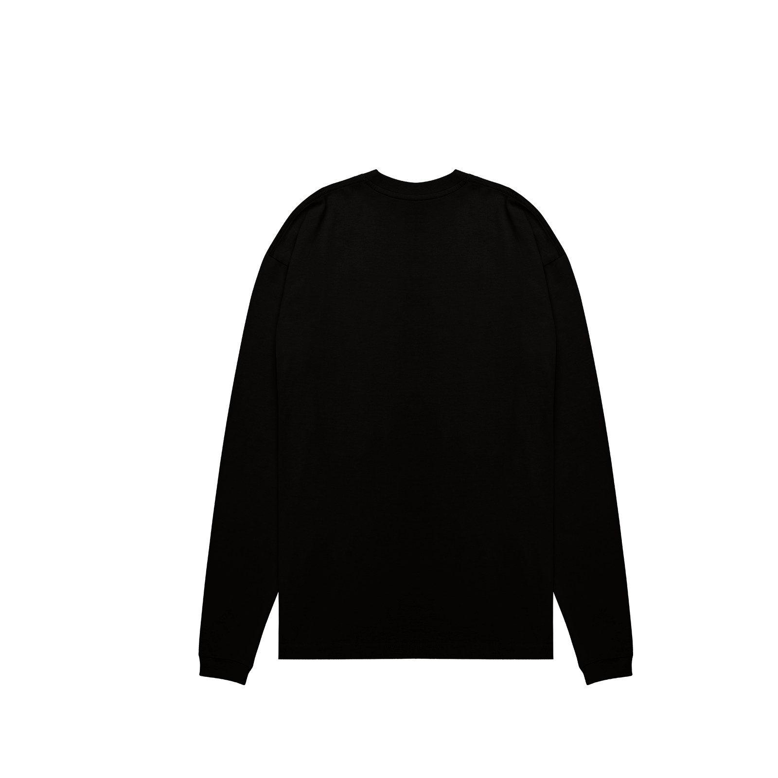 ME32 HEAVY LUXURY LONGSLEEVE TEE - BLACK