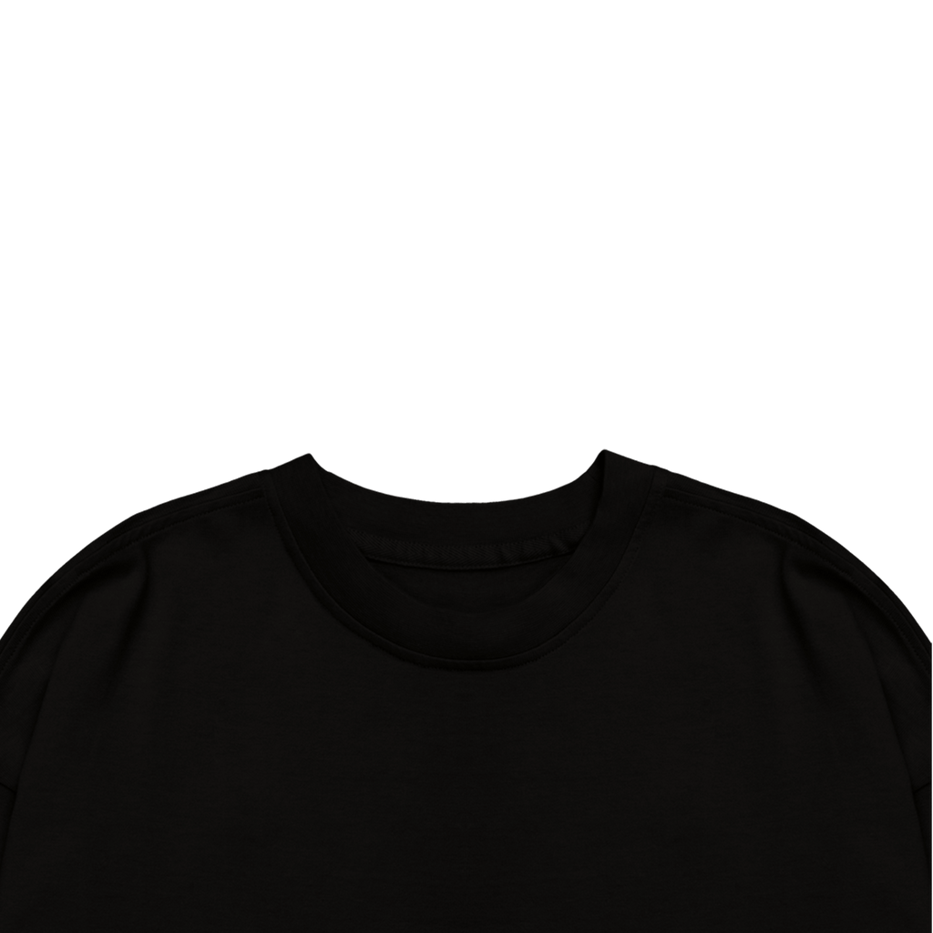 ME32 HEAVY LUXURY LONGSLEEVE TEE - BLACK