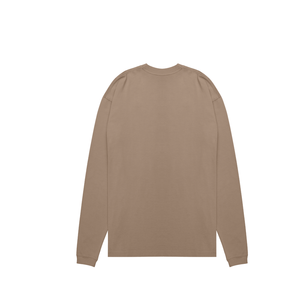 ME32 HEAVY LUXURY LONGSLEEVE TEE - TAUPE