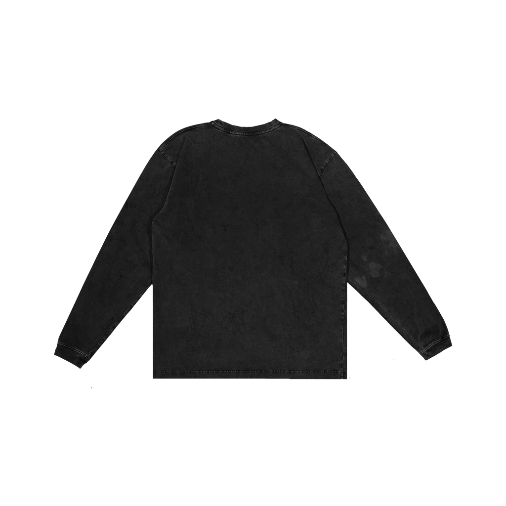 ME32 HEAVY LUXURY LONGSLEEVE TEE - VINTAGE BLACK