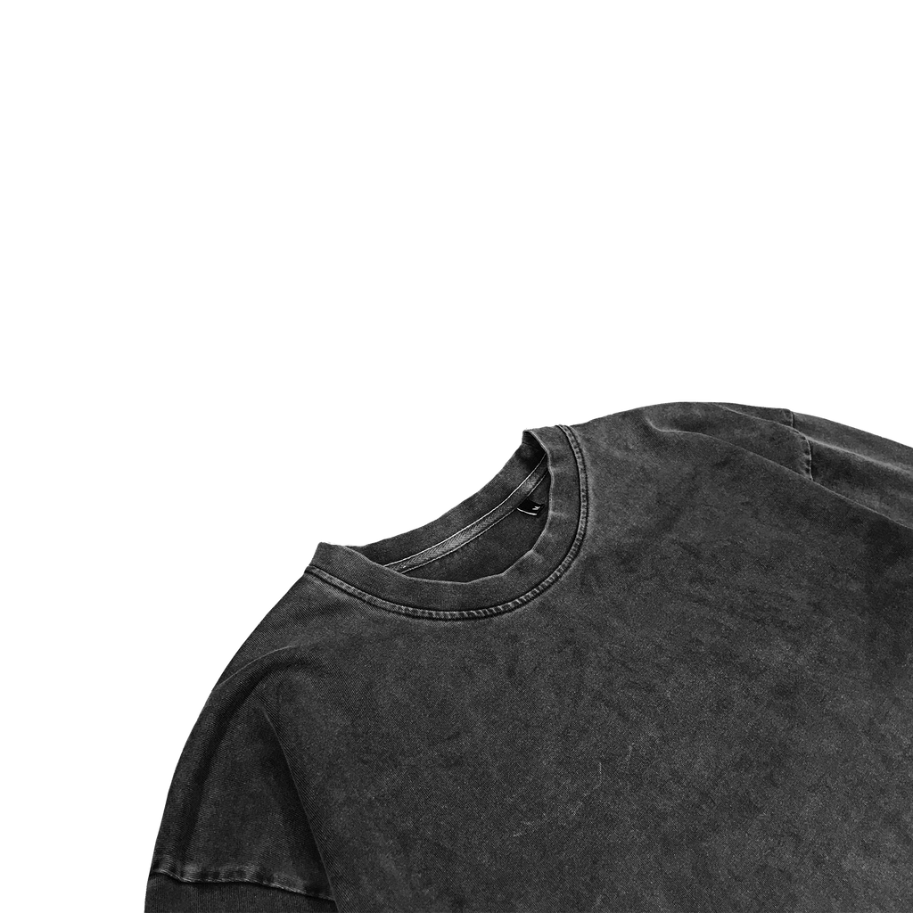ME32 HEAVY LUXURY LONGSLEEVE TEE - VINTAGE BLACK