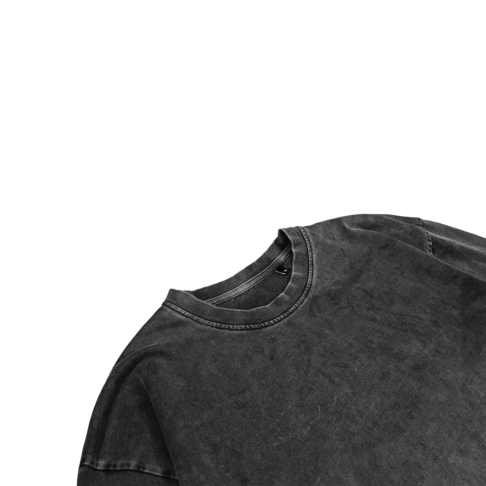 ME32 HEAVY LUXURY LONGSLEEVE TEE - VINTAGE BLACK