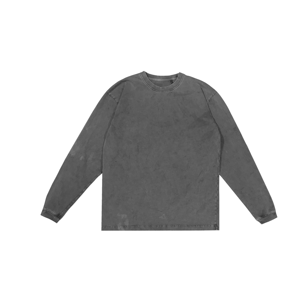ME32 HEAVY LUXURY LONGSLEEVE TEE - VINTAGE GRAY