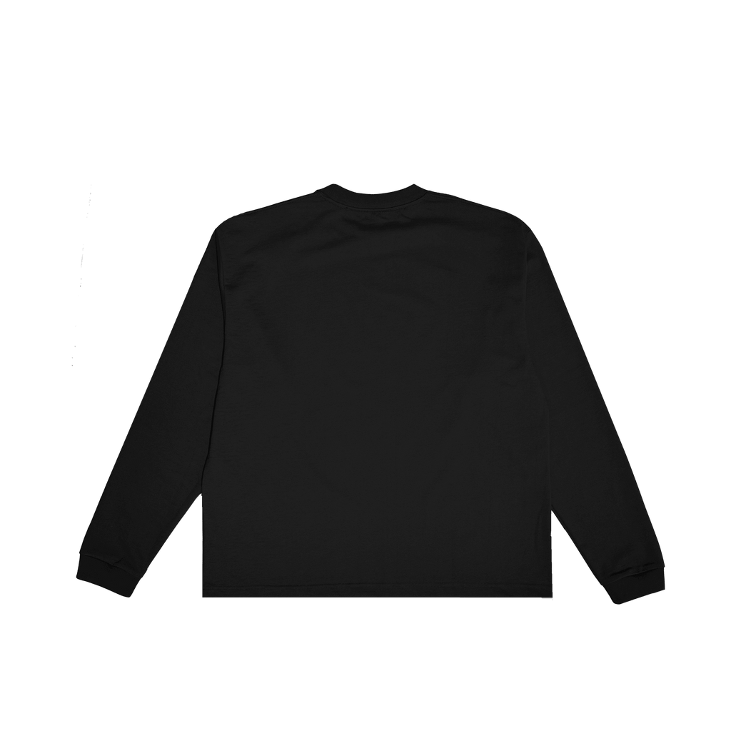 ME33 TRIPLE BOXY LONGSLEEVE TEE - BLACK