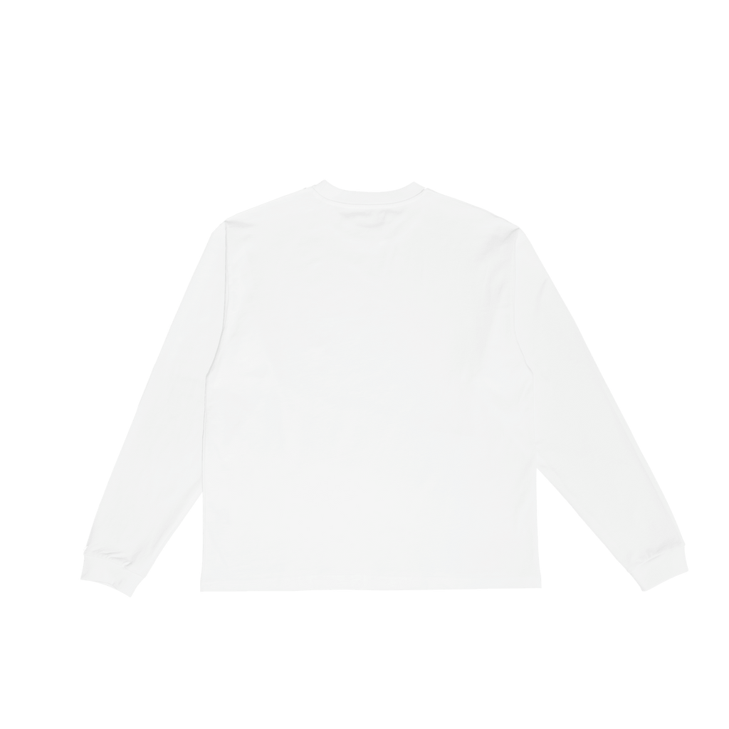 ME33 TRIPLE BOXY LONGSLEEVE TEE - OPTIC WHITE