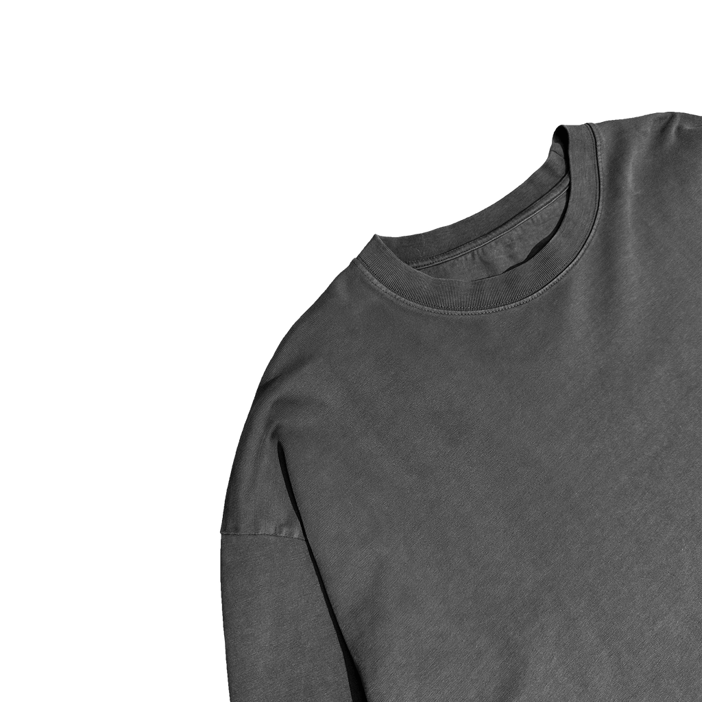 ME33 TRIPLE BOXY LONGSLEEVE TEE - VINTAGE BLACK