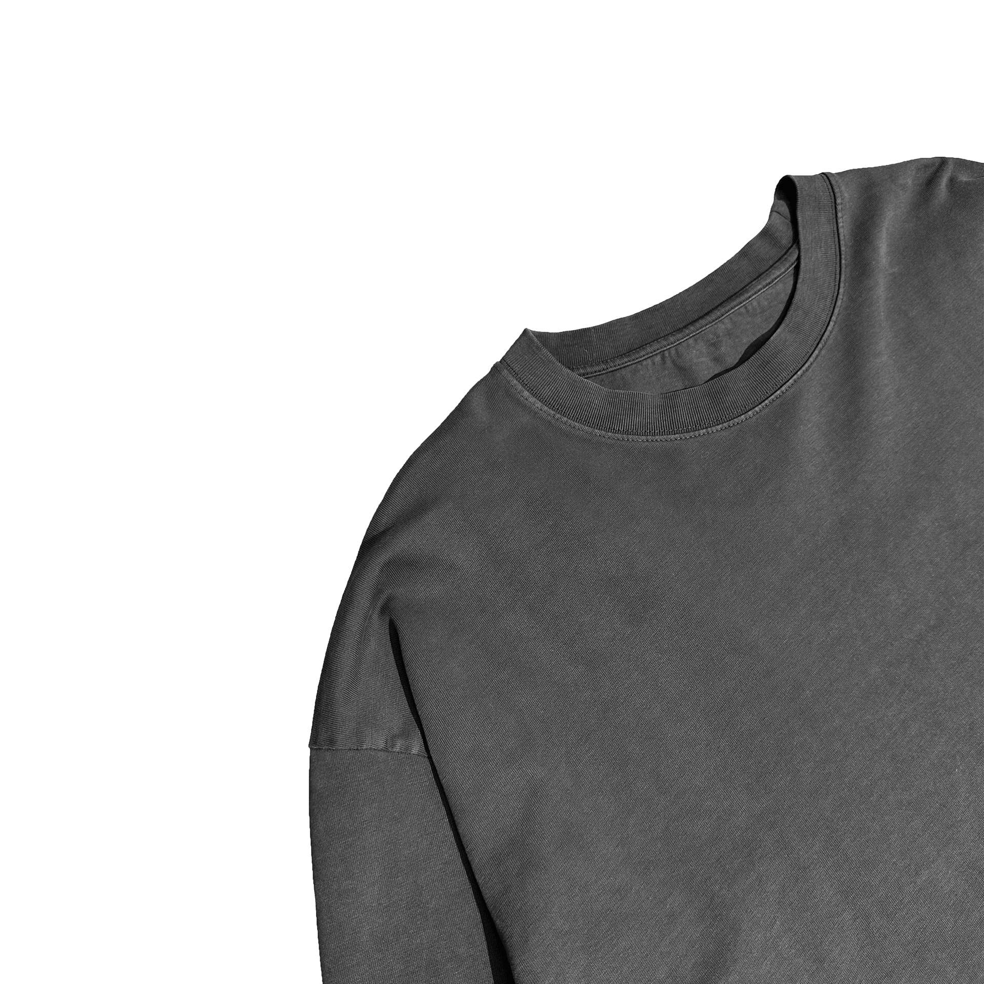 ME33 TRIPLE BOXY LONGSLEEVE TEE - VINTAGE BLACK