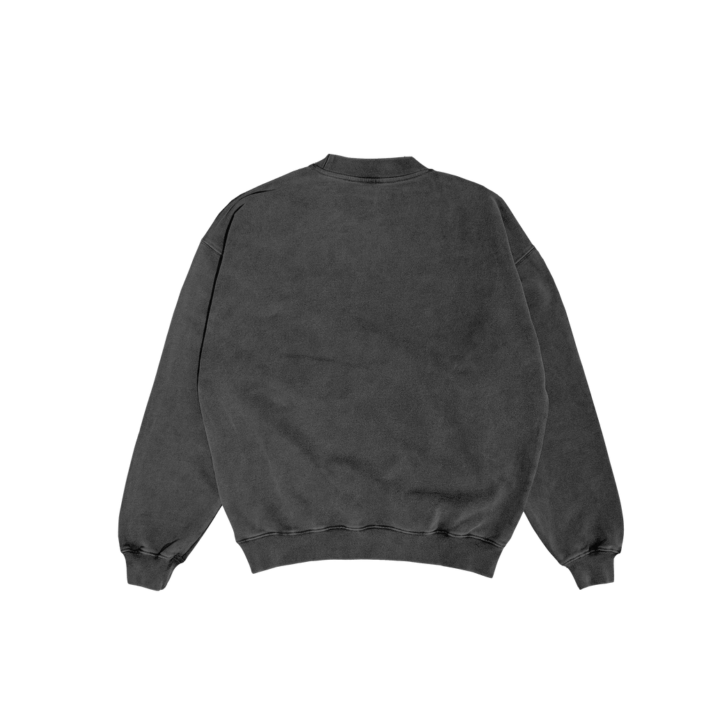 ME37 ULTRA HEAVYWEIGHT CREWNECK - VINTAGE BLACK