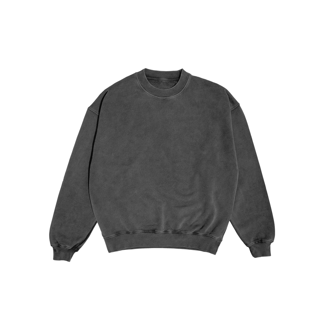 ME37 ULTRA HEAVYWEIGHT CREWNECK - VINTAGE BLACK