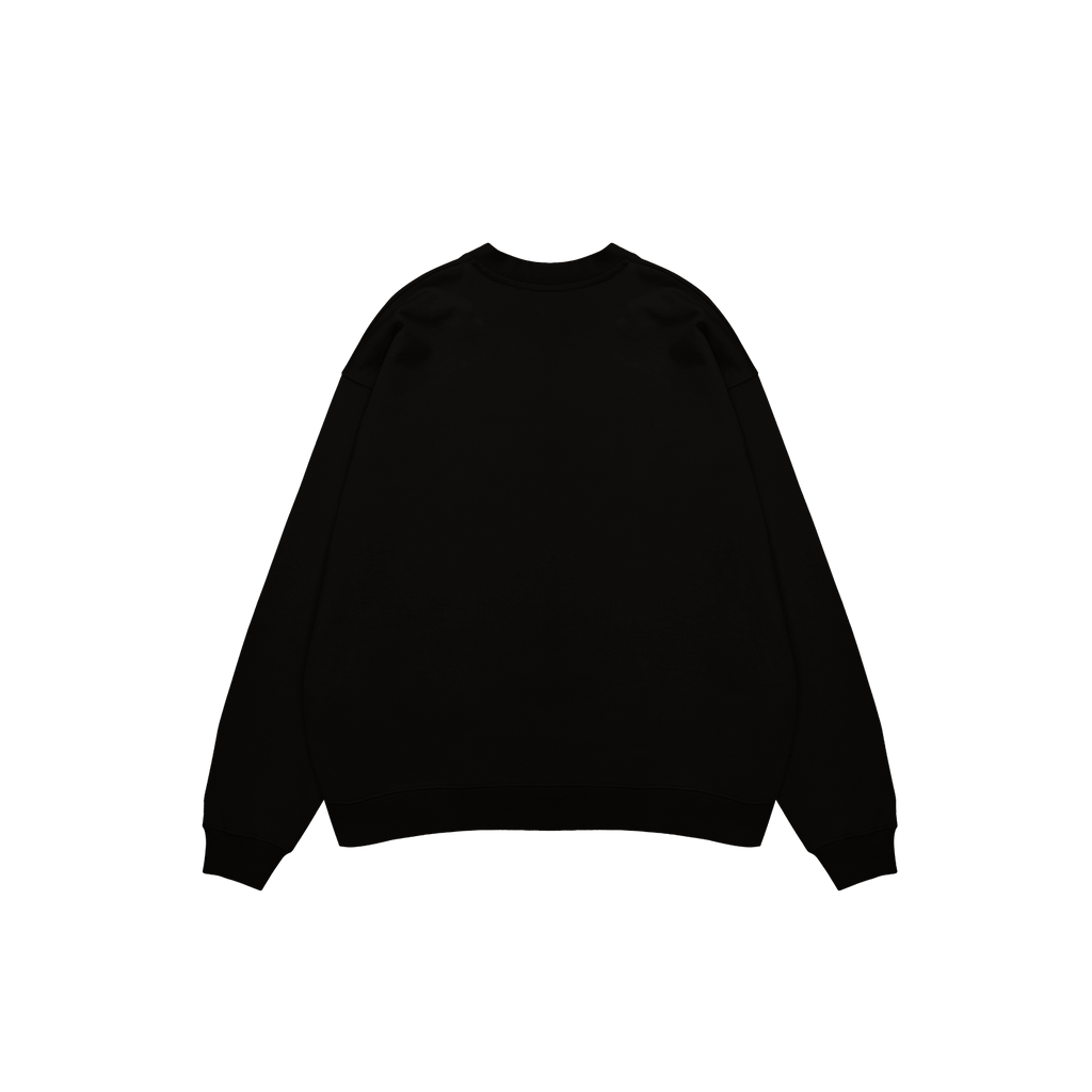 ME37 ULTRA HEAVYWEIGHT CREWNECK - BLACK