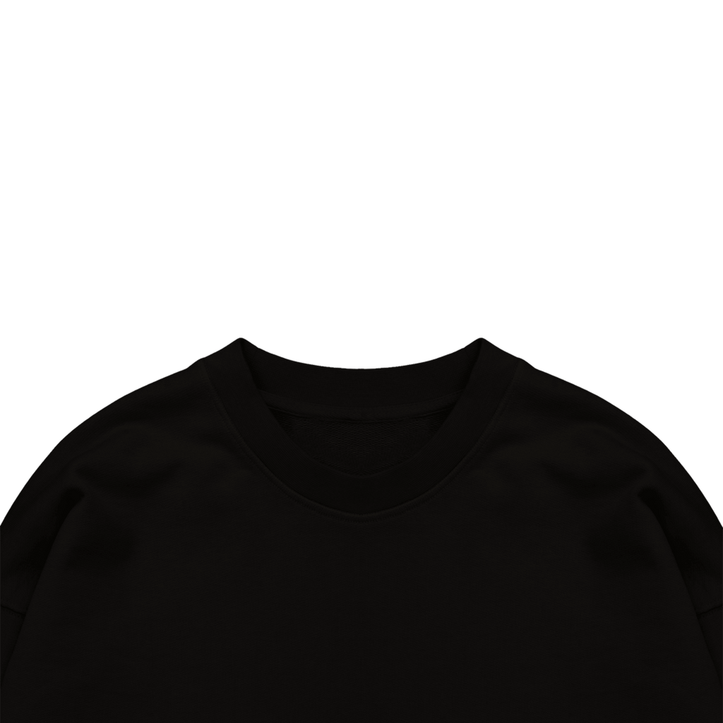 ME37 ULTRA HEAVYWEIGHT CREWNECK - BLACK