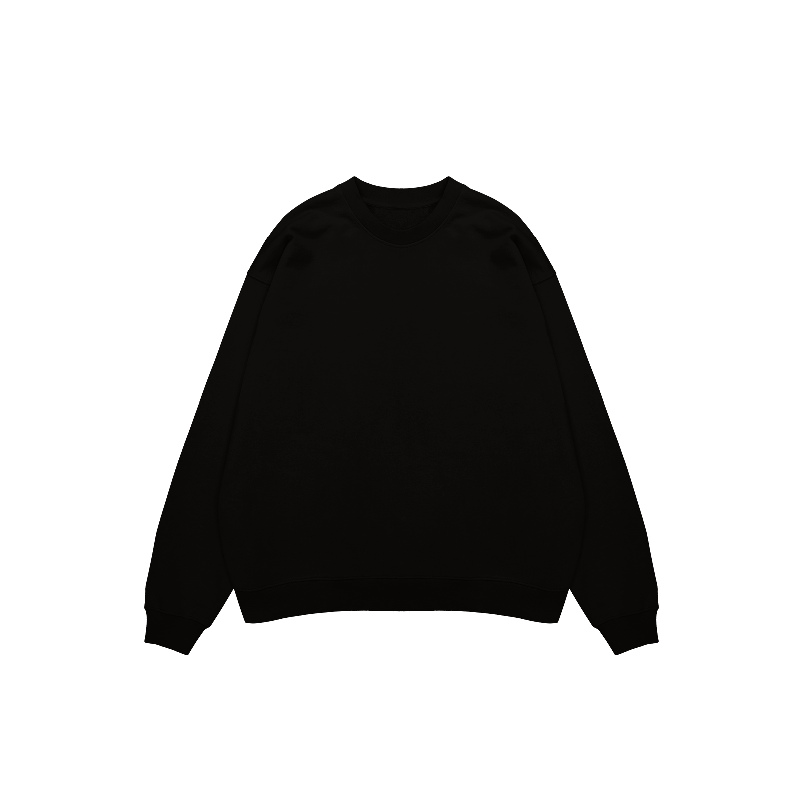 ME37 ULTRA HEAVYWEIGHT CREWNECK - BLACK