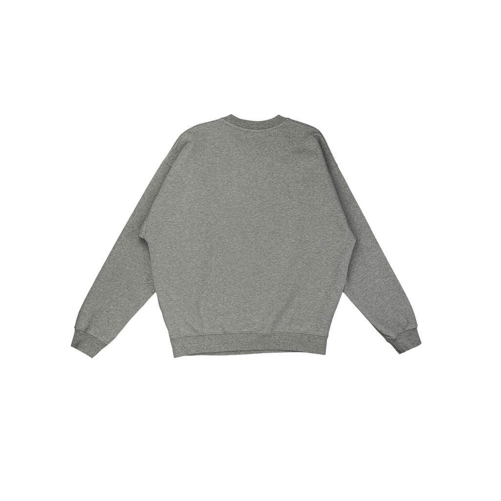 ME37 ULTRA HEAVYWEIGHT CREWNECK - GREY MELANGED