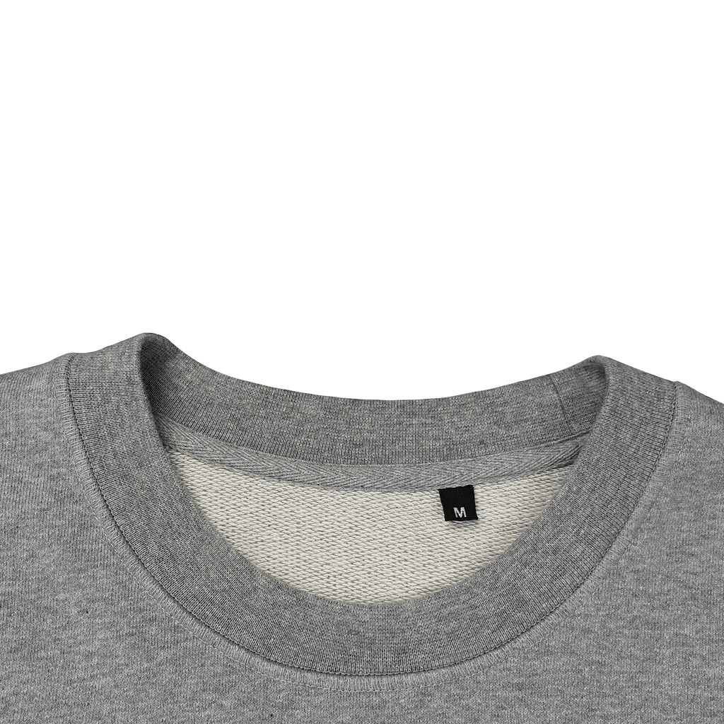 ME37 ULTRA HEAVYWEIGHT CREWNECK - GREY MELANGED