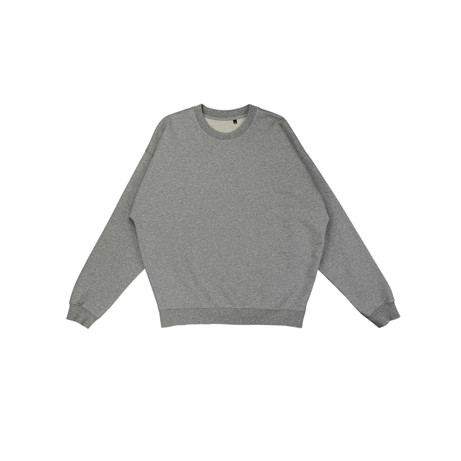 ME37 ULTRA HEAVYWEIGHT CREWNECK - GREY MELANGED