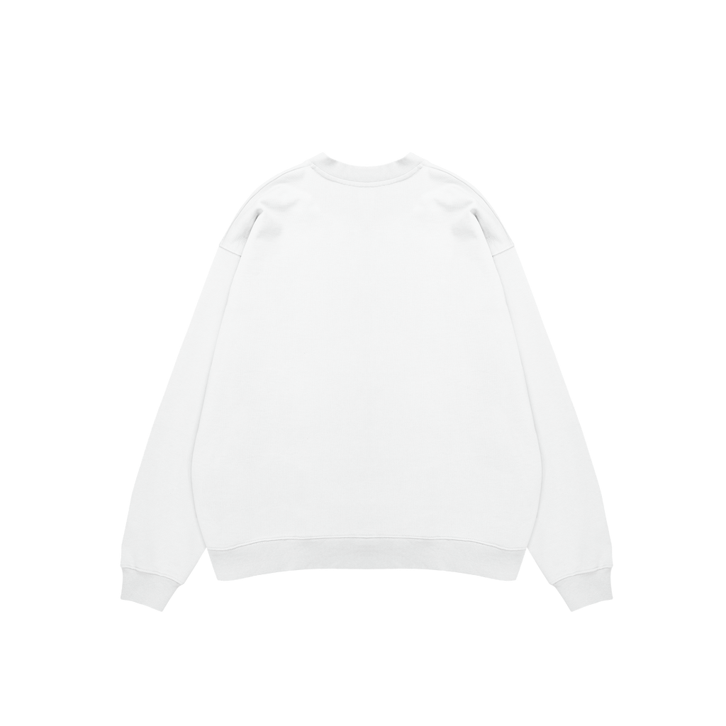 ME37 ULTRA HEAVYWEIGHT CREWNECK - OPTIC WHITE
