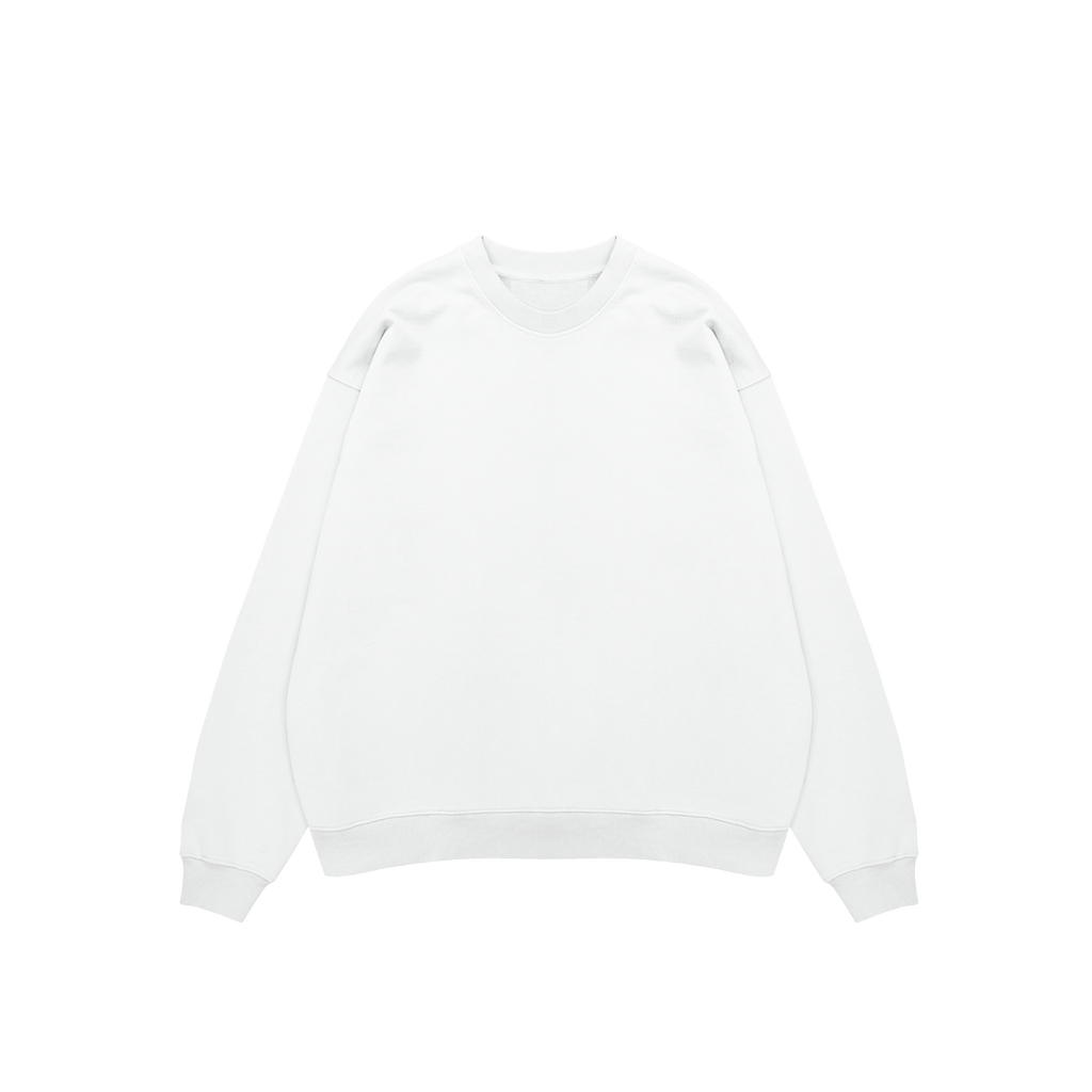 ME37 ULTRA HEAVYWEIGHT CREWNECK - OPTIC WHITE