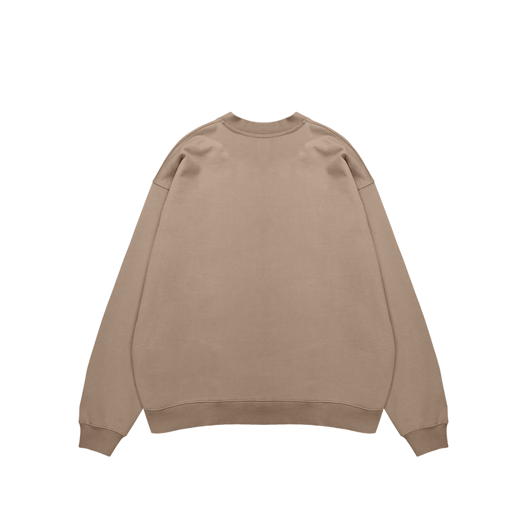 ME37 ULTRA HEAVYWEIGHT CREWNECK - TAUPE