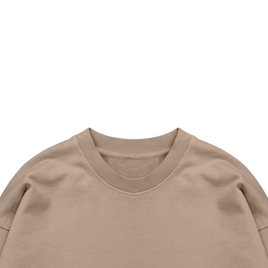 ME37 ULTRA HEAVYWEIGHT CREWNECK - TAUPE