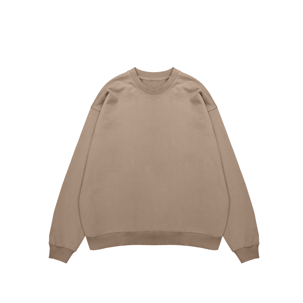 ME37 ULTRA HEAVYWEIGHT CREWNECK - TAUPE