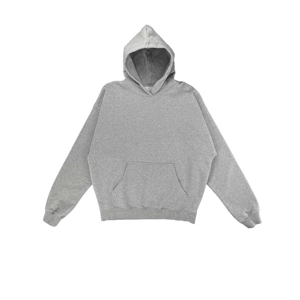 ME41 ULTRA HEAVYWEIGHT HOODIE - GREY MELANGED