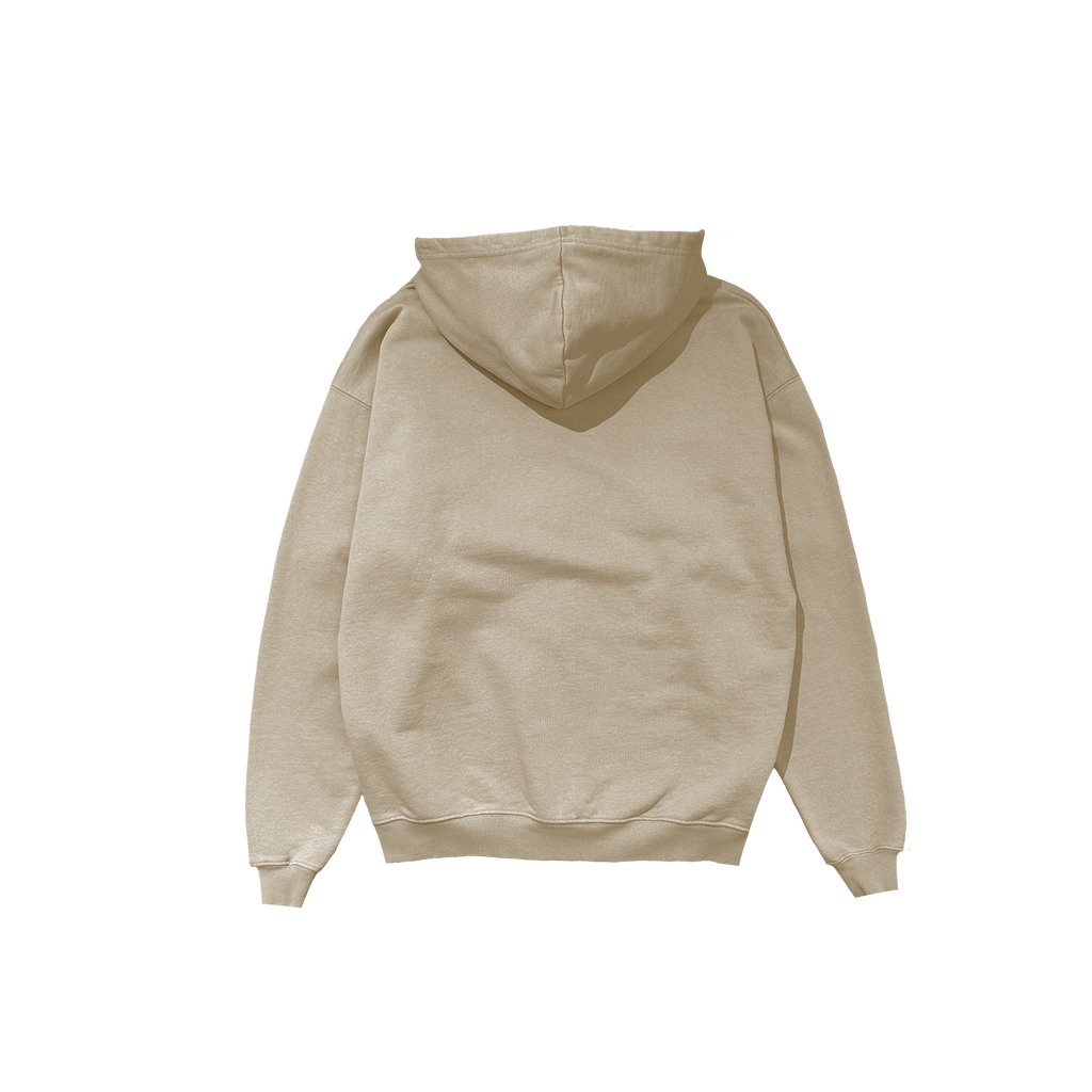 ME46 HEAVY ZIPPED HOODIE - SWEET BEIGE