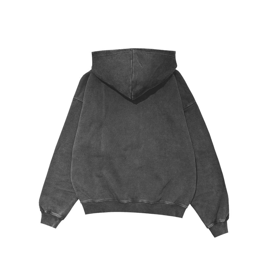 ME46 HEAVY ZIPPED HOODIE - VINTAGE GRAY