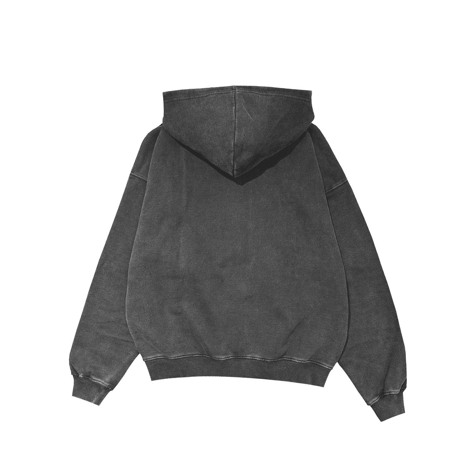 ME46 HEAVY ZIPPED HOODIE - VINTAGE GRAY