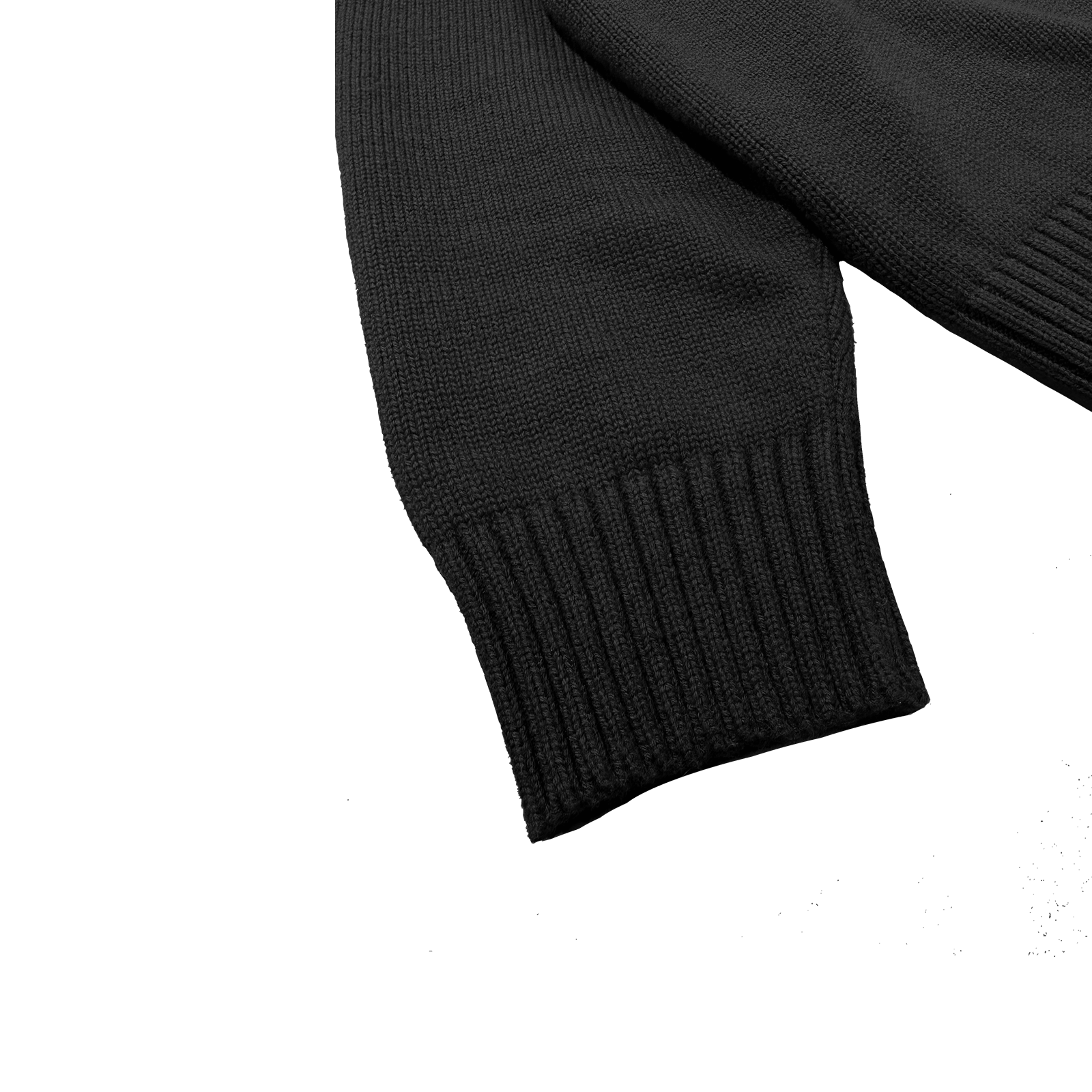 ME67 OVERSIZE WOOL SWEATER - BLACK