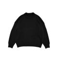 ME67 OVERSIZE WOOL SWEATER - BLACK