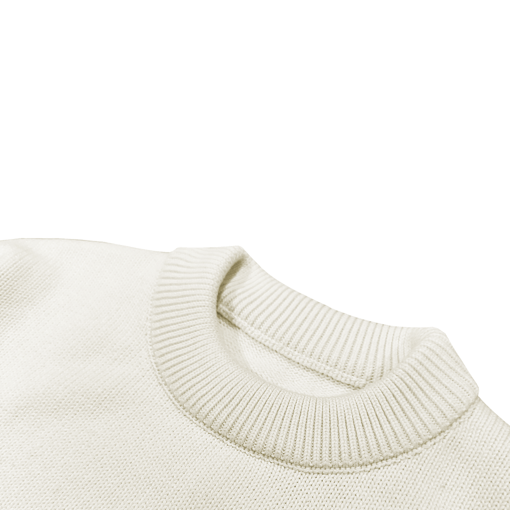 ME67 OVERSIZE WOOL SWEATER - ECRU
