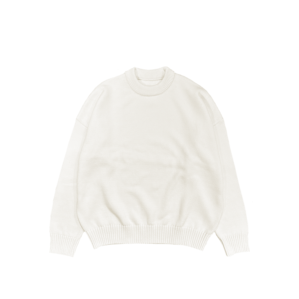 ME67 OVERSIZE WOOL SWEATER - ECRU