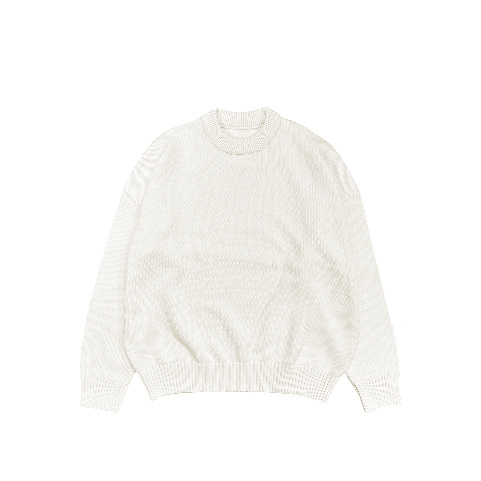 ME67 OVERSIZE WOOL SWEATER - ECRU