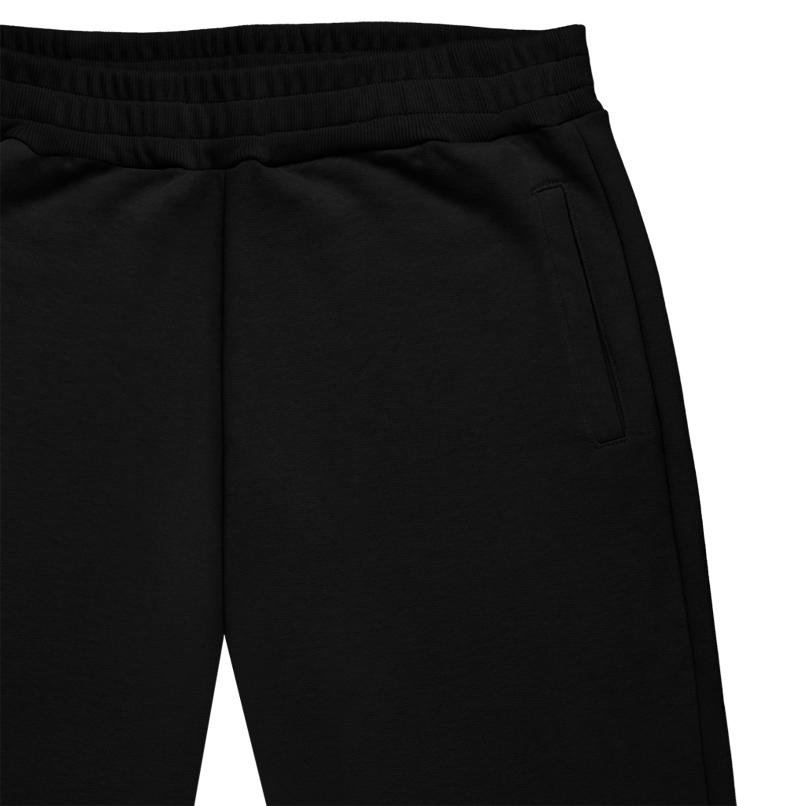 ME85 HEAVY ZIPPED SWEATPANTS - BLACK