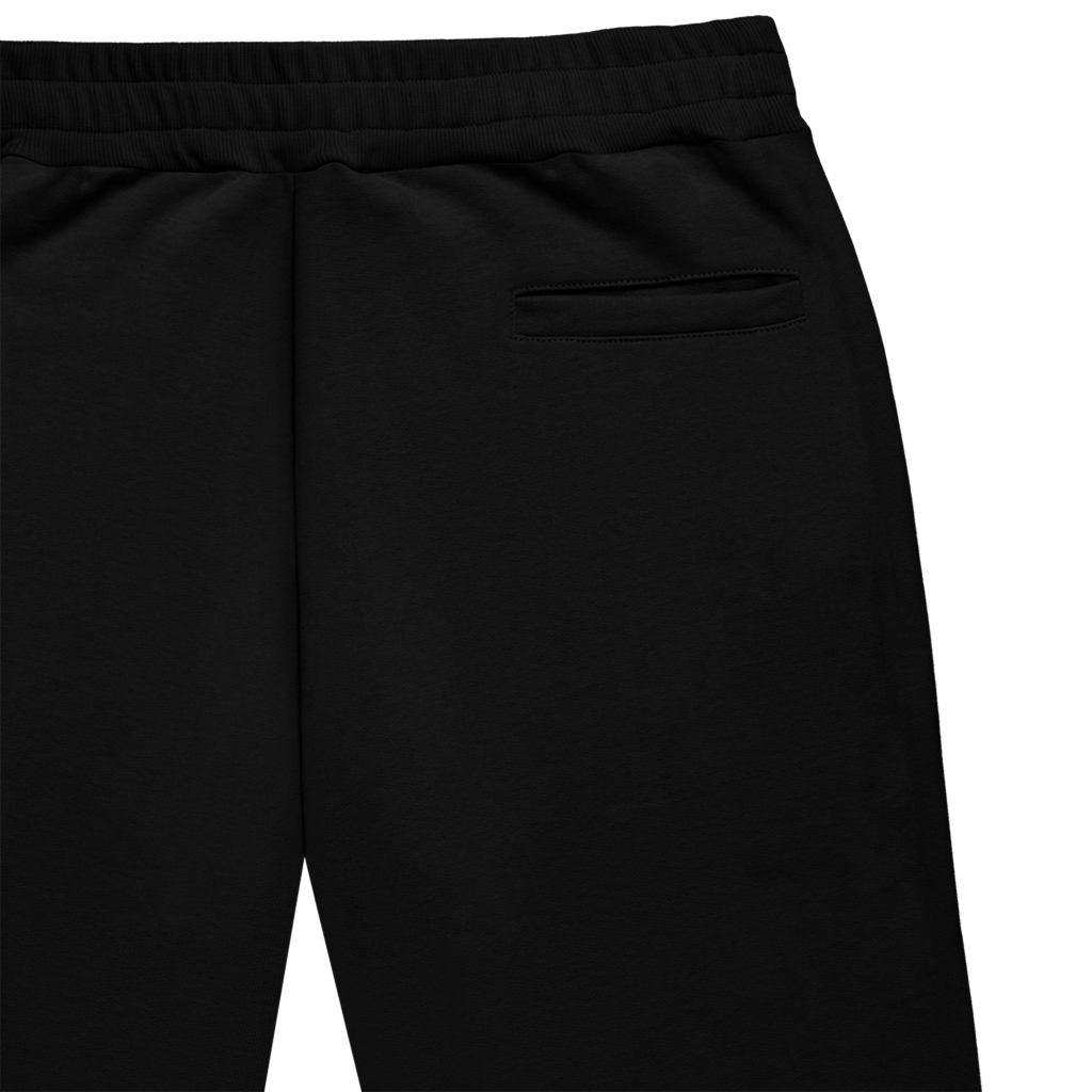 ME85 HEAVY ZIPPED SWEATPANTS - BLACK