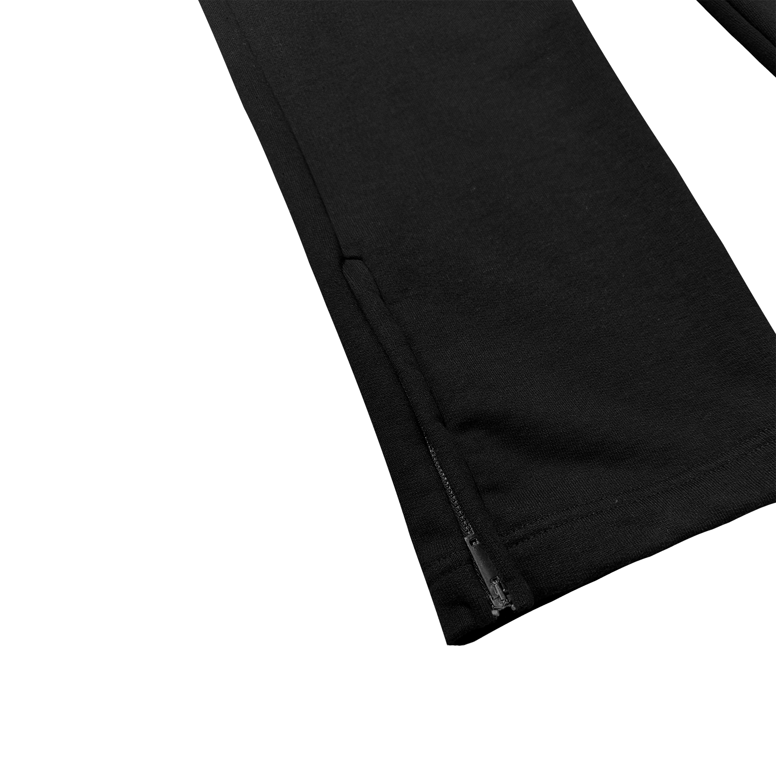 ME85 HEAVY ZIPPED SWEATPANTS - BLACK