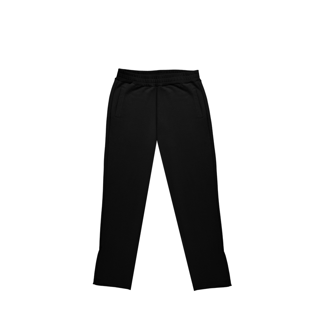 ME85 HEAVY ZIPPED SWEATPANTS - BLACK