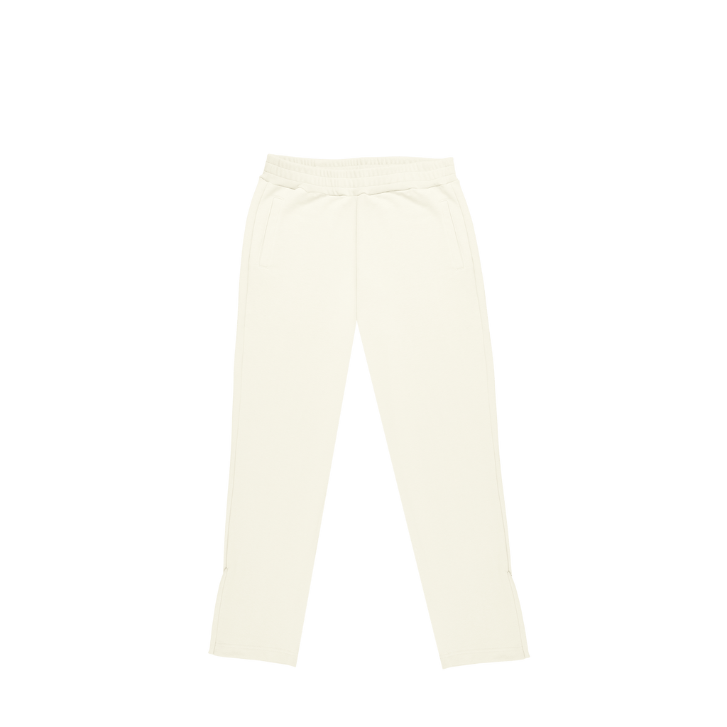 ME85 HEAVY ZIPPED SWEATPANTS - ECRU