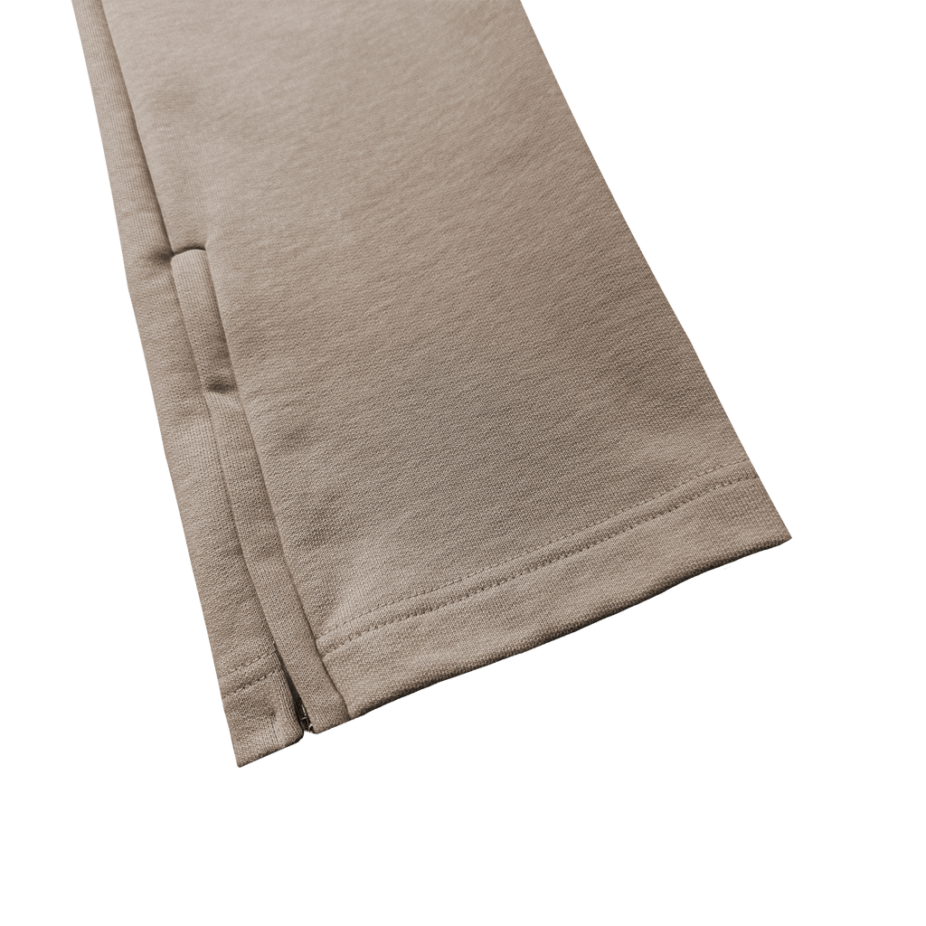 ME85 HEAVY ZIPPED SWEATPANTS - TAUPE