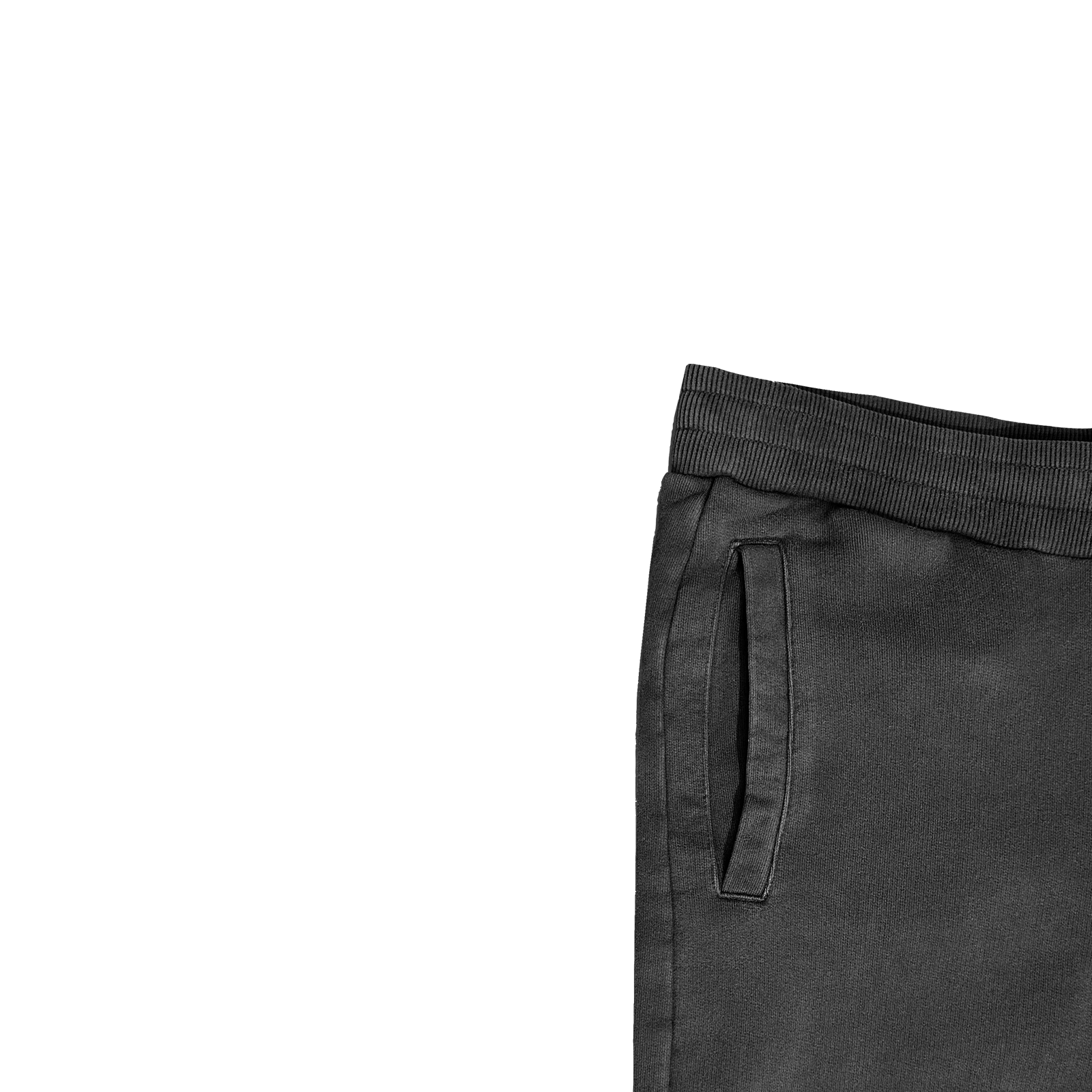 ME85 HEAVY ZIPPED SWEATPANTS - VINTAGE BLACK