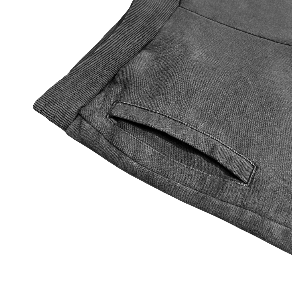 ME85 HEAVY ZIPPED SWEATPANTS - VINTAGE BLACK