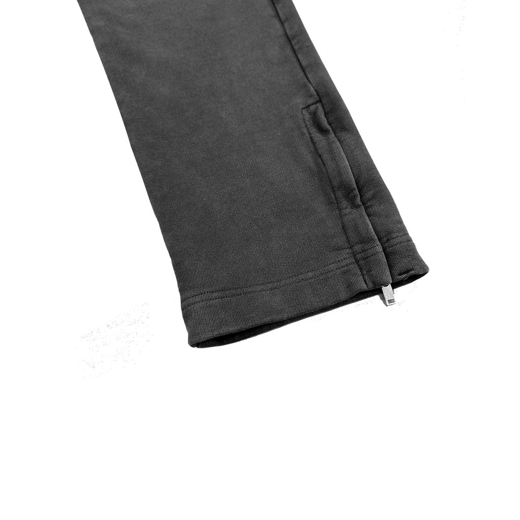 ME85 HEAVY ZIPPED SWEATPANTS - VINTAGE BLACK